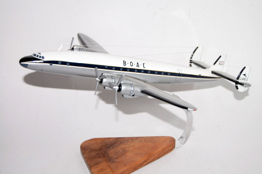 Lockheed Martin® L-049 Constellation®, BOAC, 18″ Mahogany Model
